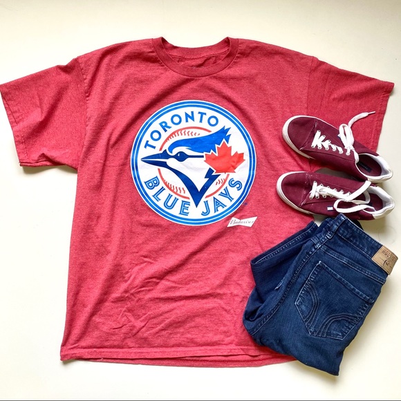 Genuine Merchandise Tops - 394 - Budweiser Toronto Blue Jays Red Tee